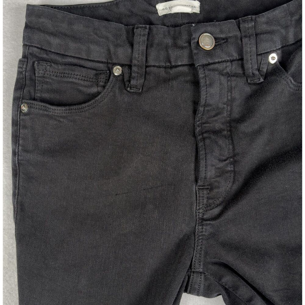 Good American Good Legs Skinny Jeans Women's 4/27 Black Sculpting Preppy Chic - Picture 8 of 9